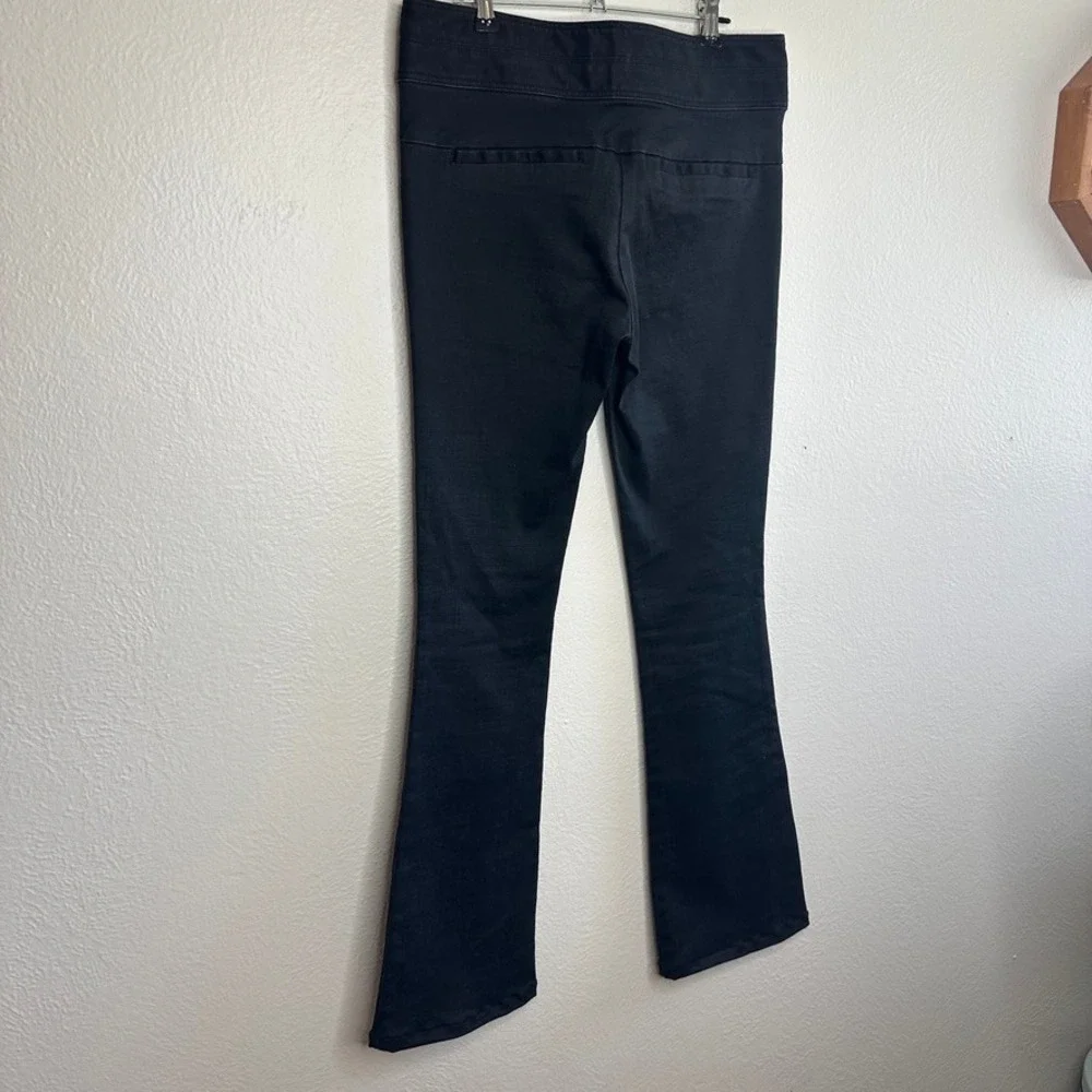 Veronica Beard Beverly High‎ Rise Skinny Flare Jeans Black Size 4 Double Button